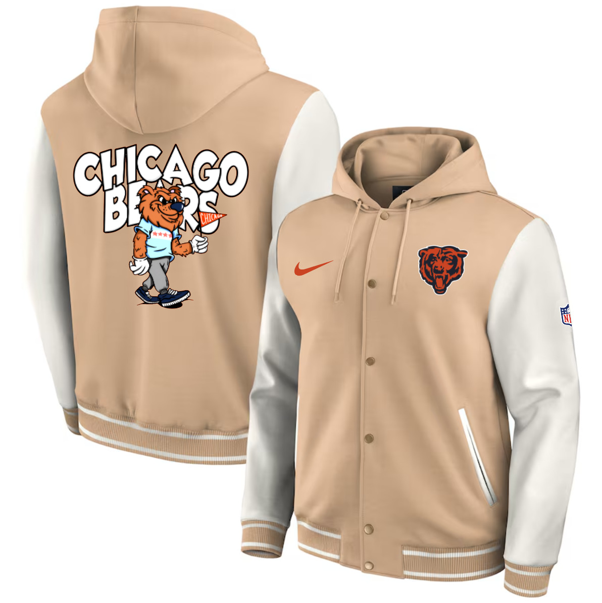 Men 2025 NFL Chicago Bears jacket syle 1